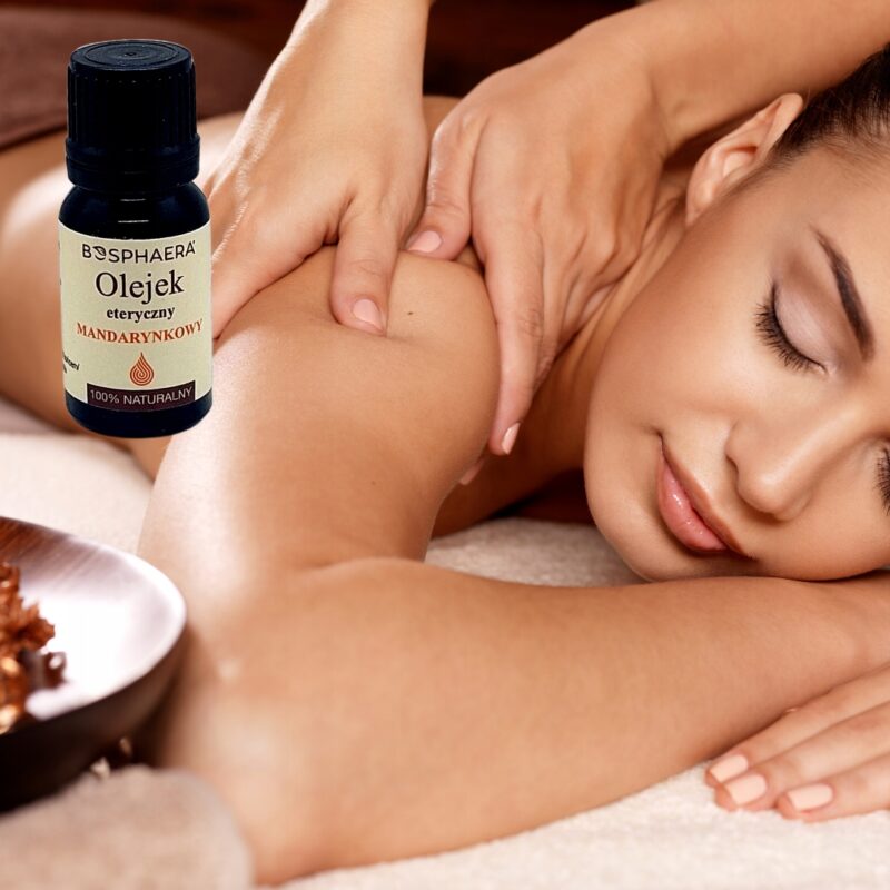 Naturalny olejek eteryczny mandarynkowy Bosphaera 10ml Idealny na zmęczenie - obrazek 2