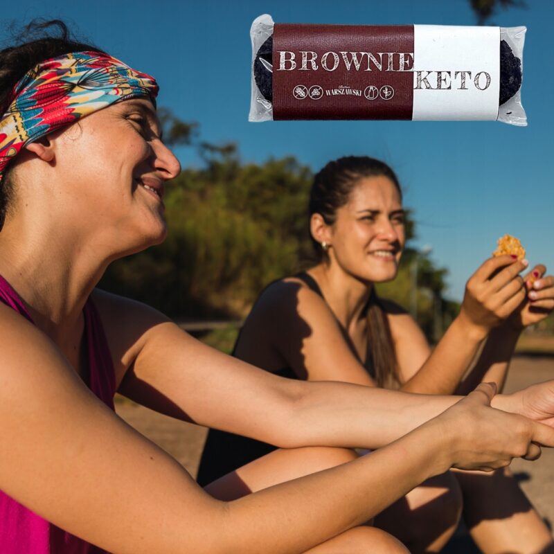 Baton Warszawski KETO 50g baton warszawski brownie nisko węglowodanowy - obrazek 4