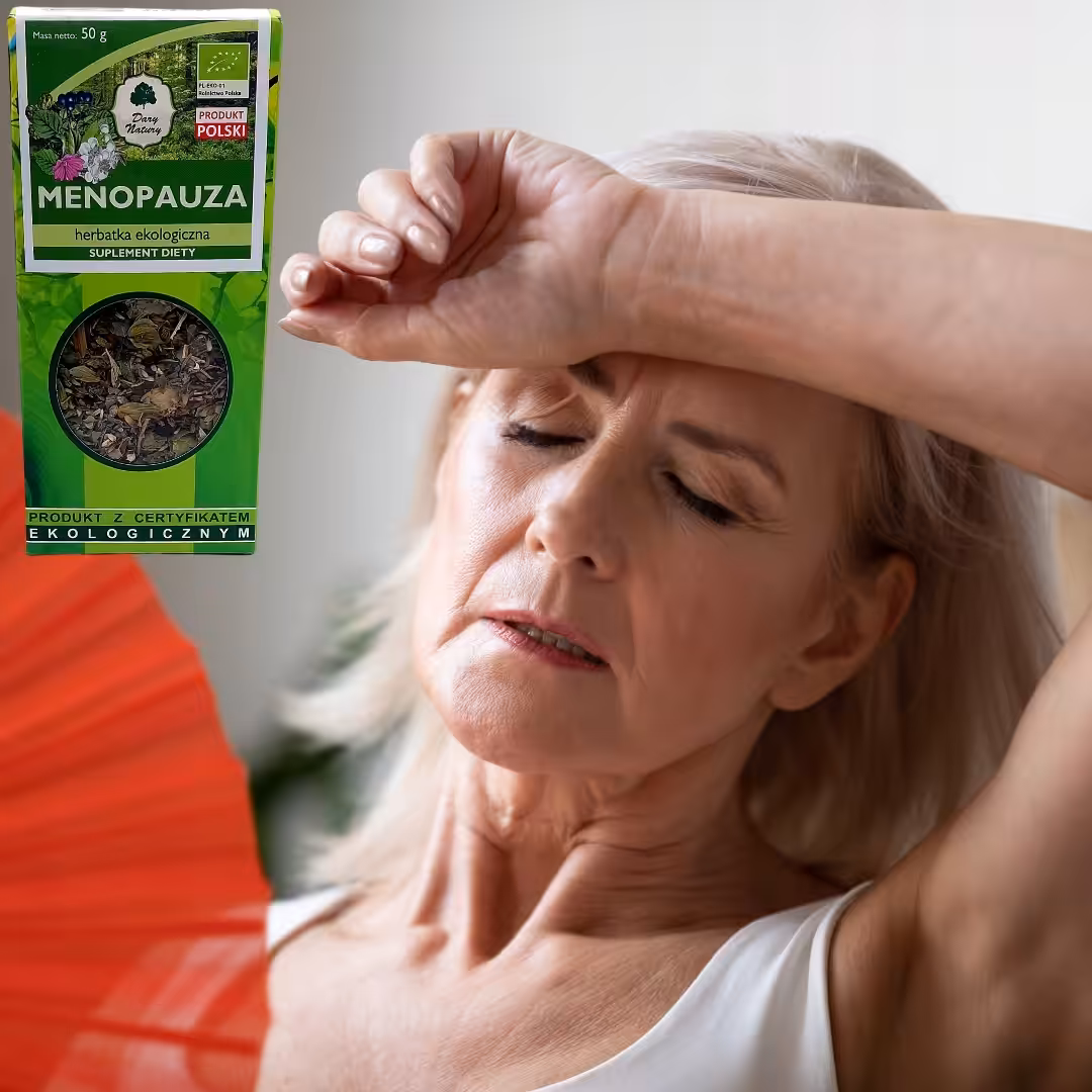Herbata Menopauza EKO 50g DARY NATURY Relaks, odprężenie i poprawa snu - obrazek 6