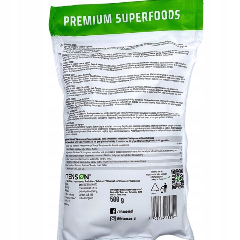 Intenson Erytrytol 0,5kg Francja erytrol erytrytol naturalny słodzik - obrazek 5