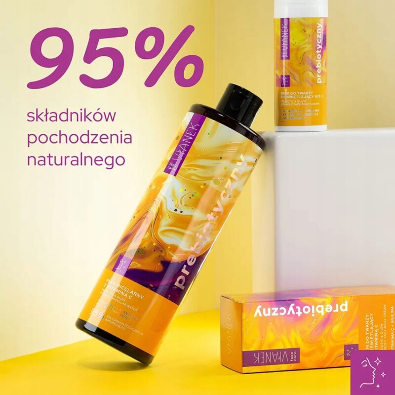 Płyn micelarny z witaminą C VIANEK Prebiotyczny Płyn do demakijażu 400ml - obrazek 8