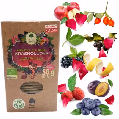 Herbata Owocowa dla dzieci Krasnoludek Dary Natury 50g napar owocowy dzieci