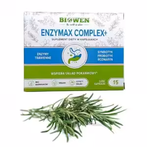 Enzymax Complex Biowen Enzymy trawienne 15 kaps Wsparcie trawienia Blister