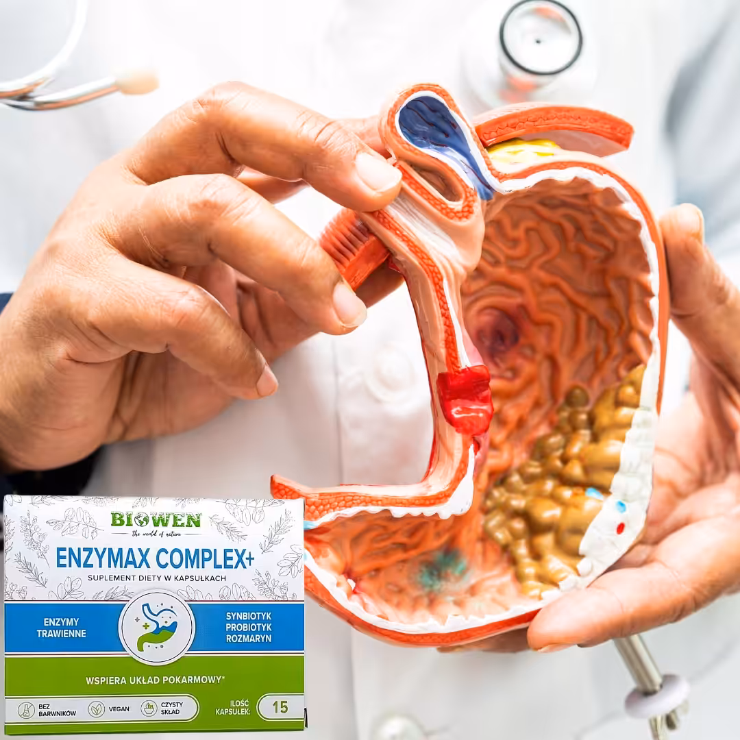 Enzymax Complex Biowen Enzymy trawienne 15 kaps PROMOCJA - obrazek 4