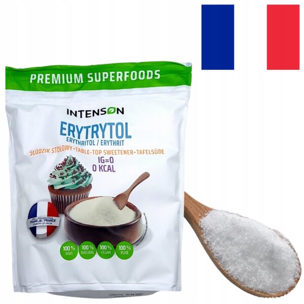 2 x Intenson Erytrytol 1kg Erytrytol Francja erytrol naturalny słodzi - obrazek 2