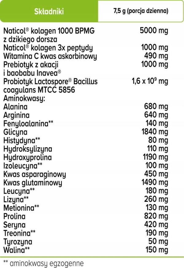 Biowen Kolagen Morski Typu I i III z Dzikiego Dorsza Proszek 225g 3x Peptydy - obrazek 6