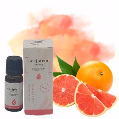 Olejek eteryczny Grejpfrutowy 100% Naturalny aromatoterapia Redukuje stres