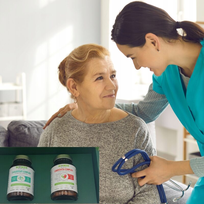 Prezent dla Babci i Dziadka Biowen Cholestovit i Cardiovita Box dla babci - obrazek 2