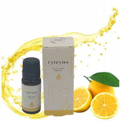 Olejek eteryczny cytrynowy 100% naturalny bez dodatków Na odporność 10ml