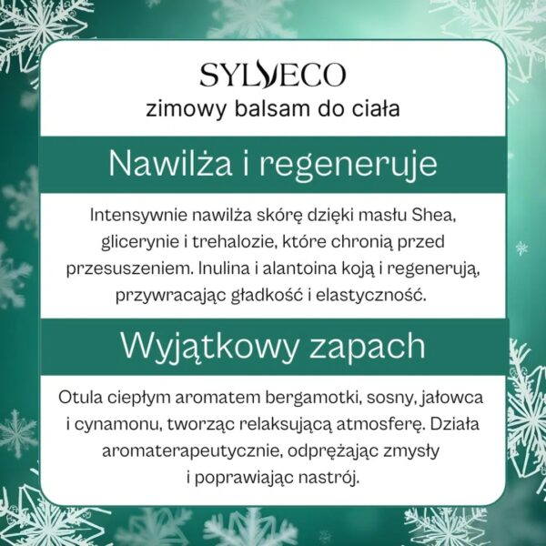 Zimowy balsam do ciała z olejkami bergamotka sosna cynamon 150ml Sylveco - obrazek 4