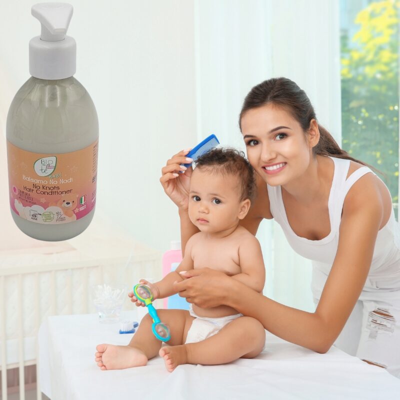 Odżywka do włosów dla dzieci, Odżywka ułatwia rozczesywanie Pierpaoli 300ml - obrazek 2