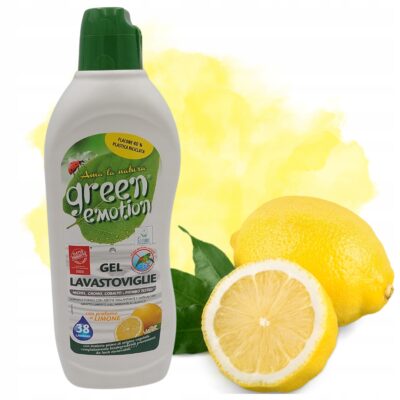 Green Emotion hipoalergiczny żel do zmywarki o świeżym zapachu cytryny 650