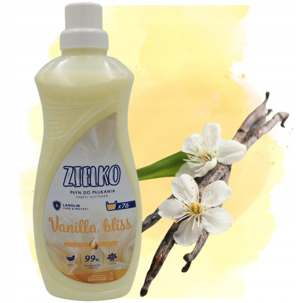 ZIELKO Płyn do płukania tkanin waniliowy VANILLA BLISS w 99% naturalny