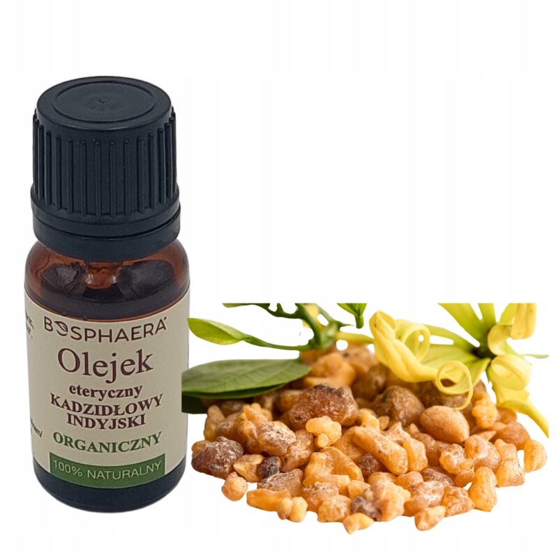 Olejek eteryczny kadzidłowy indyjski organiczny 10ml Bosphaera Aromaterapia