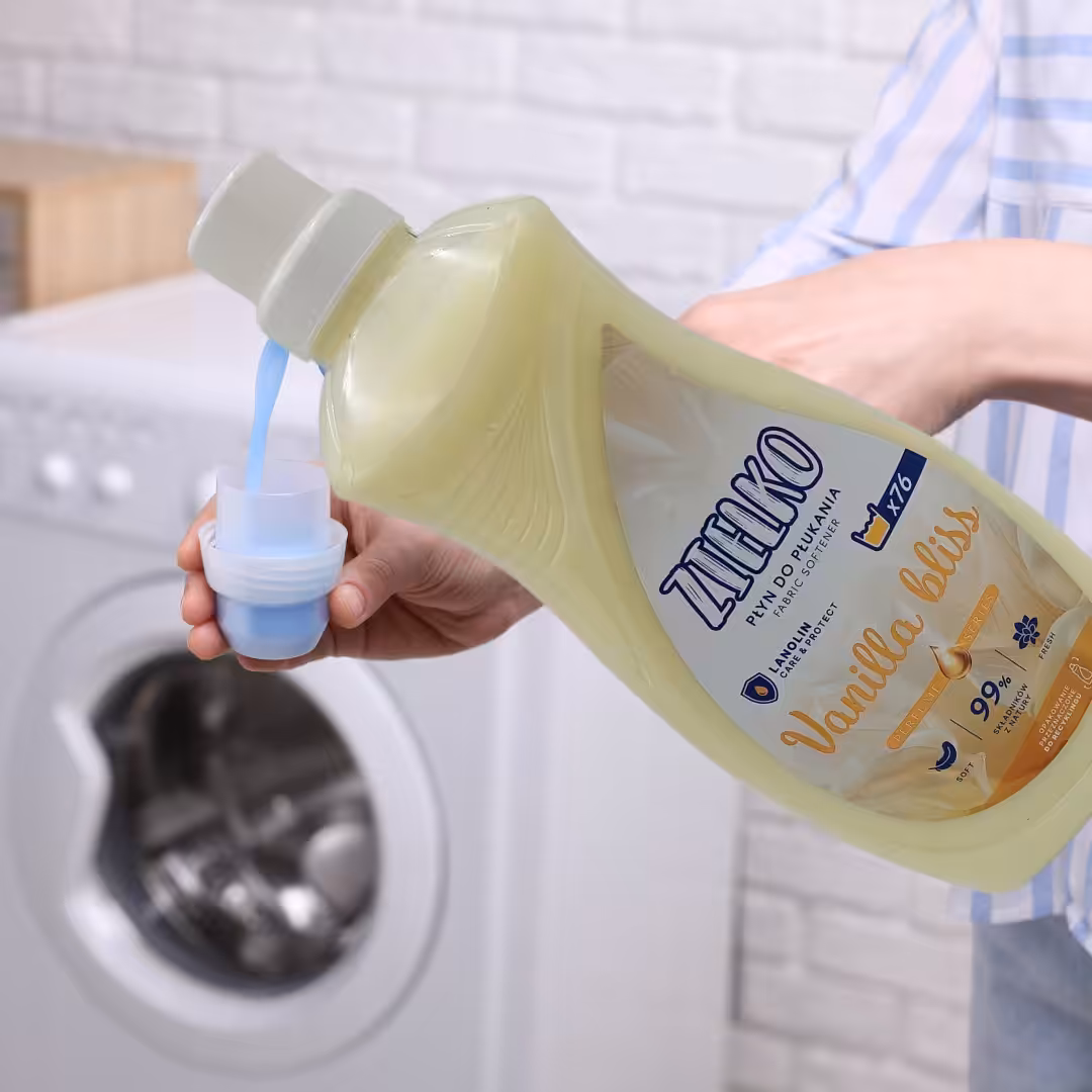 ZIELKO Płyn do płukania tkanin waniliowy VANILLA BLISS w 99% naturalny - obrazek 3