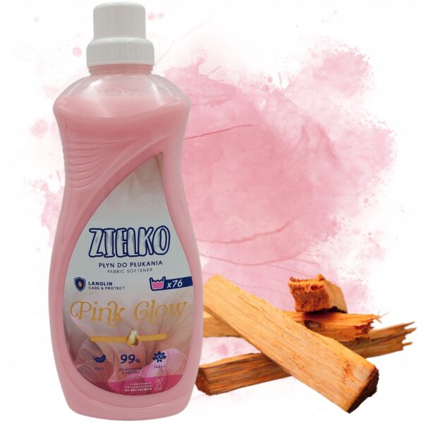 ZIELKO Płyn do płukania tkanin PINK GLOW ciepły zapach drzewa sandałowego