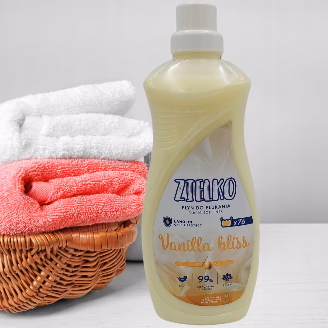 ZIELKO Płyn do płukania tkanin waniliowy VANILLA BLISS w 99% naturalny - obrazek 2