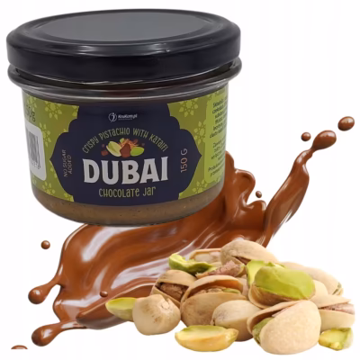 Dubai Chocolate Jar 150g Deser dubajski czekoladowy Czekolada dubajska