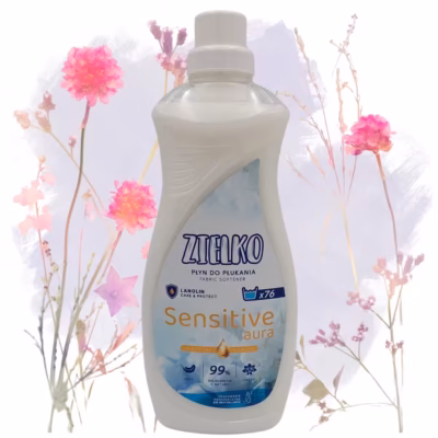 ZIELKO Płyn do płukania tkanin SENSITIVE AURA 1,52L o zapachu kwiatowym