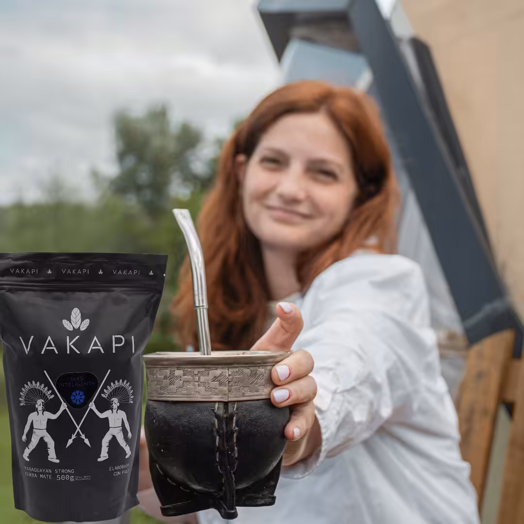 Yerba Mate VAKAPI Mas Inteligente 500g Moc, koncentracja, Energia - Mango - obrazek 2