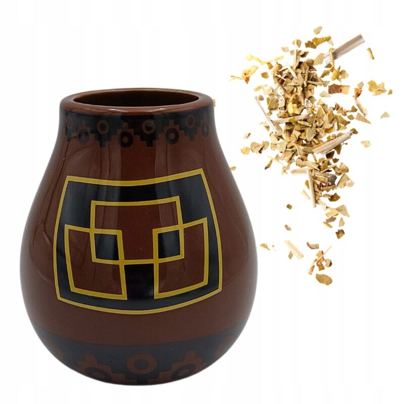 Matero Ceramiczne PERU 350ml Kubek do yerba mate, Naczynko do Yerba Mate