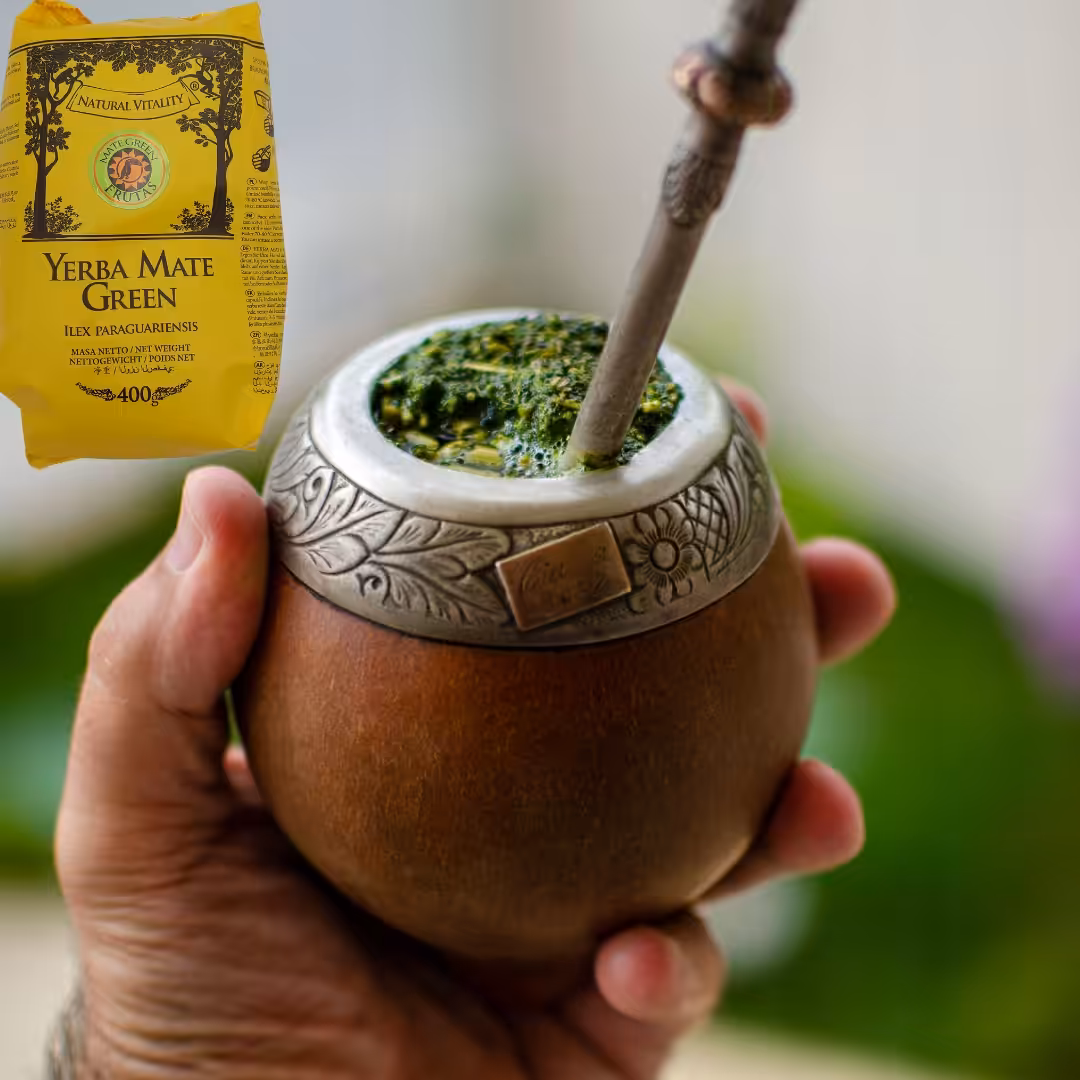 Yerba Mate Green FRUTAS Soczysta Owocowa Yerba najlepsza na start 400g - obrazek 2