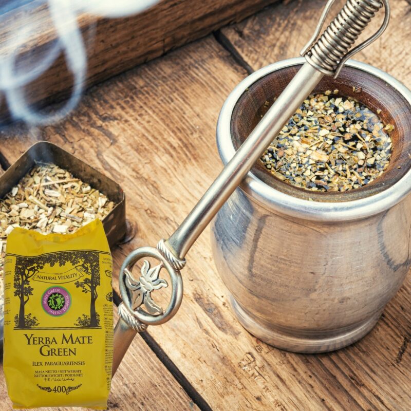 Yerba Mate Green Mas IQ Tropical 400g najlepsza owocowa MOC Tropików - obrazek 4