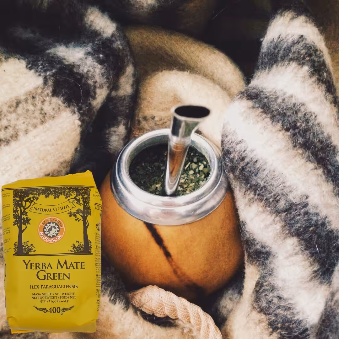 Yerba Mate Green Orange Naranja Terere orzeźwienie 400g yerba pomarańczowa - obrazek 2