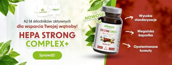Biowen Hepa Strong complex + NAC 600mg + GRATIS blister Enzymy Complex - obrazek 4