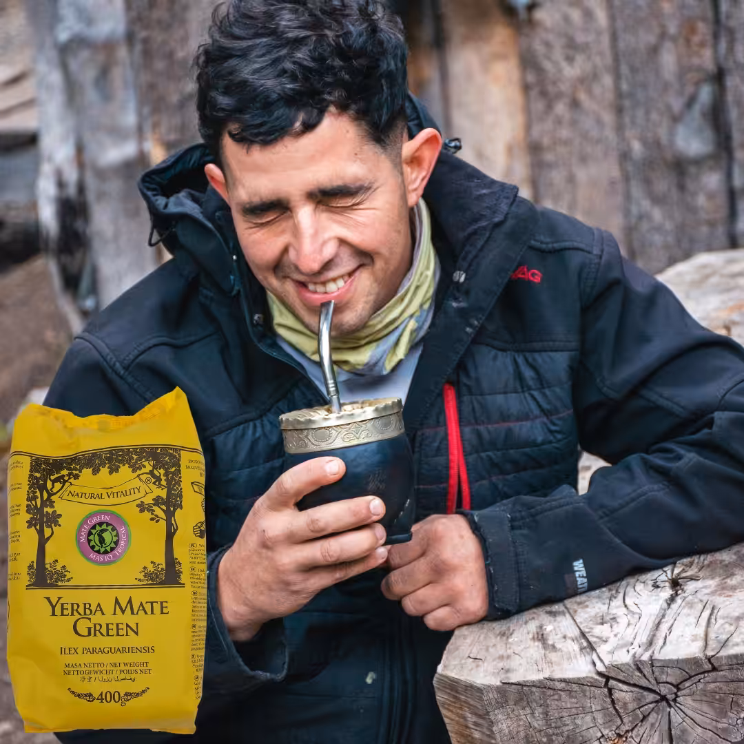Yerba Mate Green Mas IQ Tropical 400g najlepsza owocowa MOC Tropików - obrazek 3