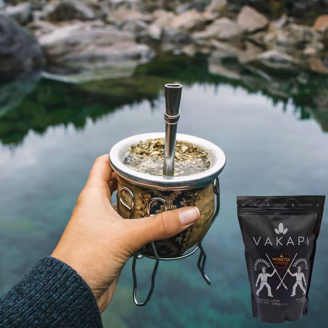 Yerba Mate Vakapi MONSTER El FUEGO 500g Poczwórna moc kofeiny Najmocniejsza - obrazek 4