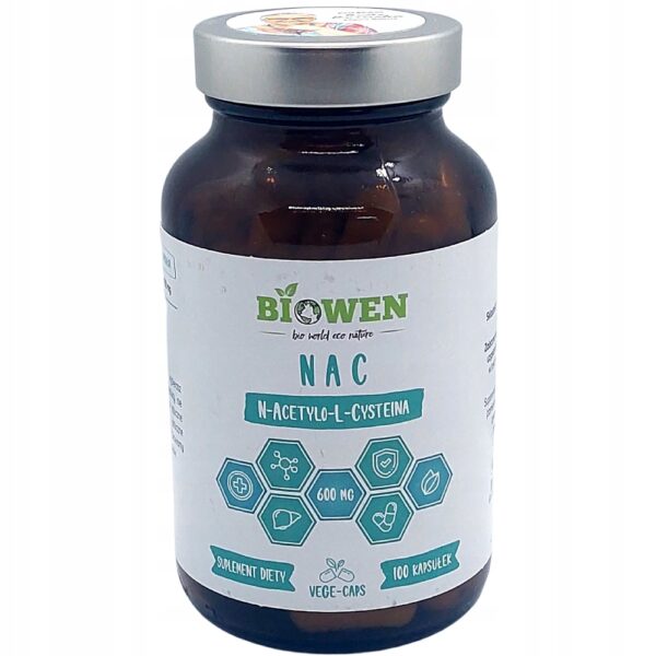 Biowen Hepa Strong complex + NAC 600mg + GRATIS blister Enzymy Complex - obrazek 3