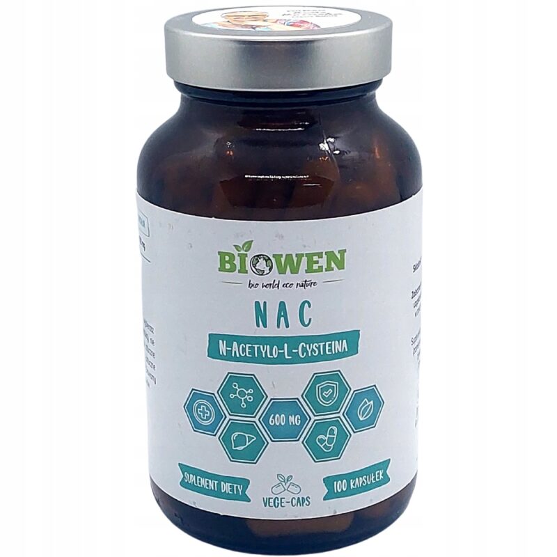 Biowen Hepa Strong complex + NAC 600mg + GRATIS blister Enzymy Complex - obrazek 3