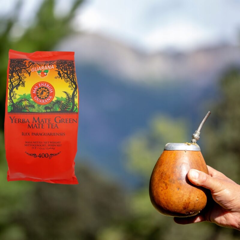 Yerba Mate Green MAS ENERGIA GUARANA 400g zielona yerba mate moc bez gorycz - obrazek 4