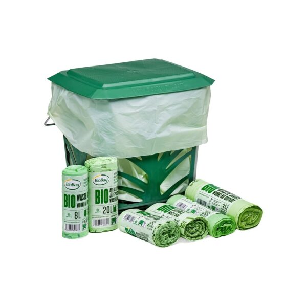 Worki na odpady organiczne i zmieszane 6L, 20szt. kompost, MaxAir II BioBag - obrazek 4