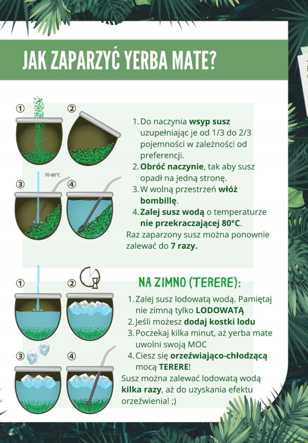 Yerba Mate Green Brave Ashwagandha 400 owocowa brazylijska yerba mate green - obrazek 5