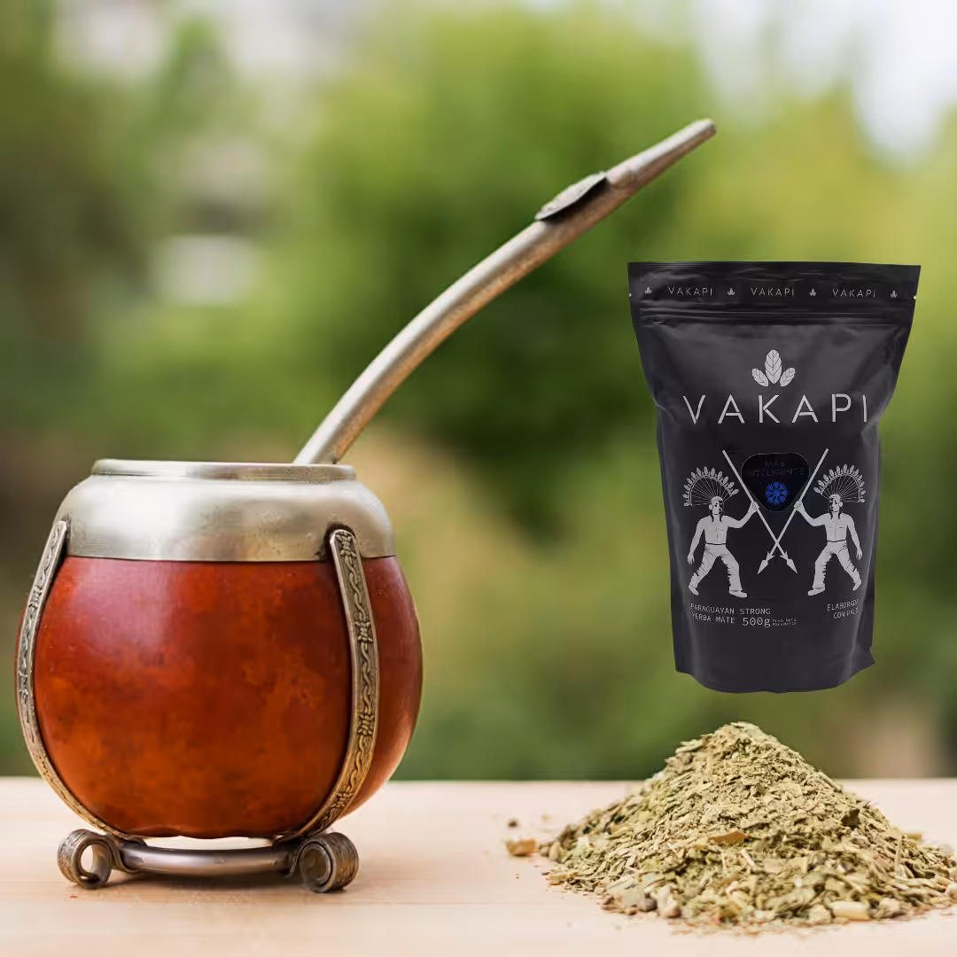 Yerba Mate VAKAPI Mas Inteligente 500g Moc, koncentracja, Energia - Mango - obrazek 5