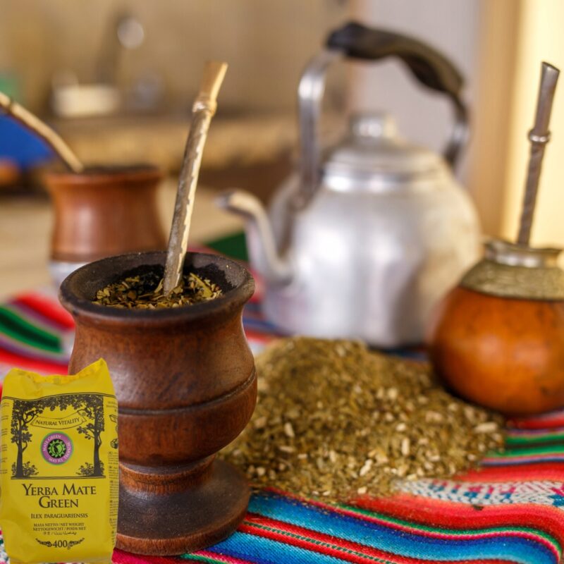 Yerba Mate Green Mas IQ Tropical 400g najlepsza owocowa MOC Tropików - obrazek 2