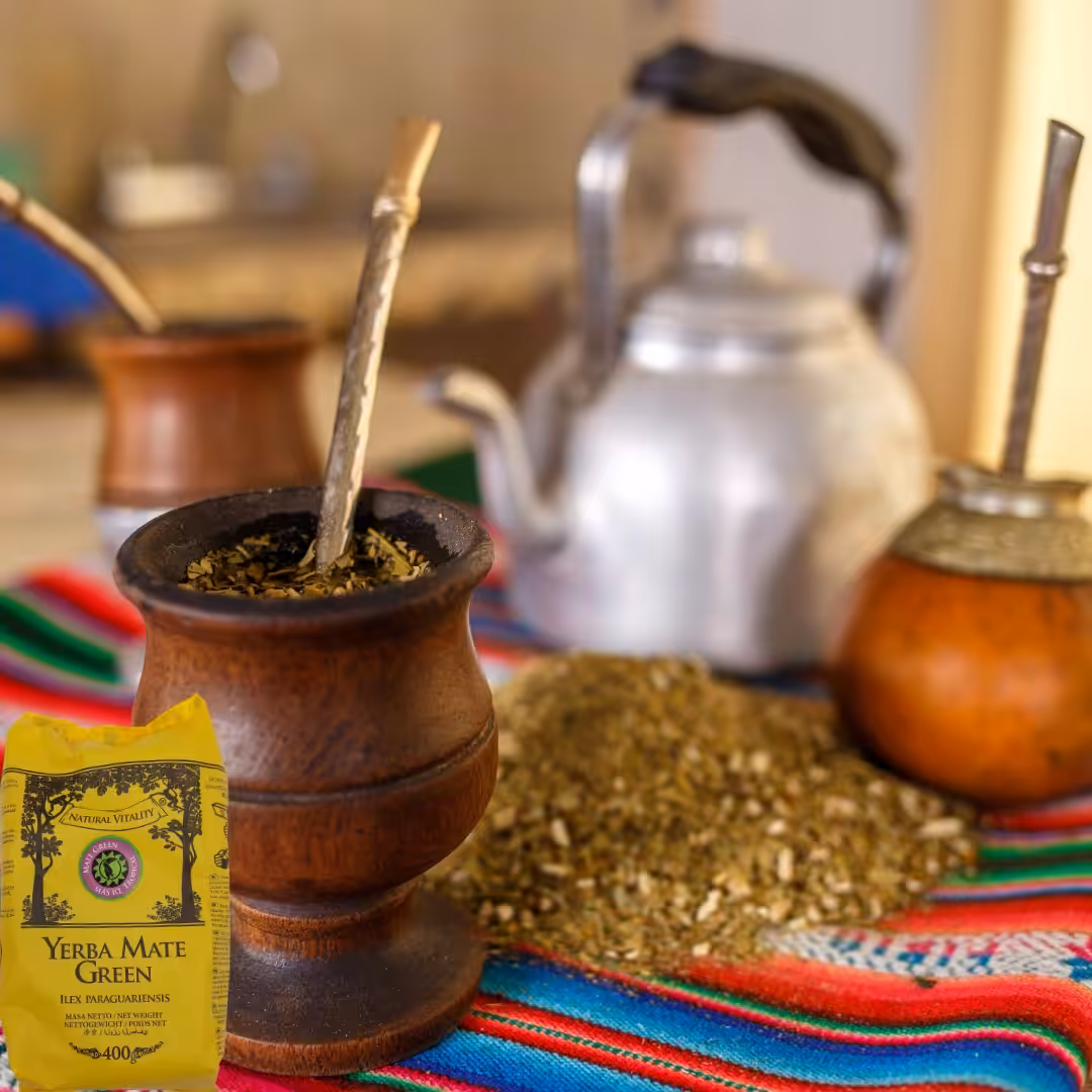 Yerba Mate Green Mas IQ Tropical 400g najlepsza owocowa MOC Tropików - obrazek 2