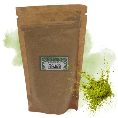 Herbata Matcha Japońska Premium Green Powder Zielona super100g matcha latte