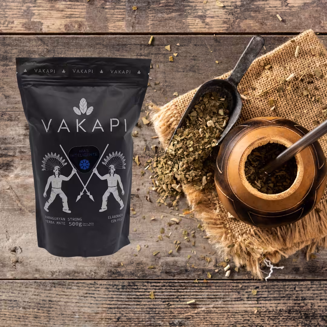 Yerba Mate VAKAPI Mas Inteligente 500g Moc, koncentracja, Energia - Mango - obrazek 4