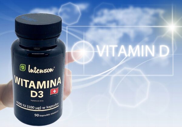 Intenson Witamina D3 4000 IU 120 kaps. Witamina d3 dla seniorów Duża dawka - obrazek 3