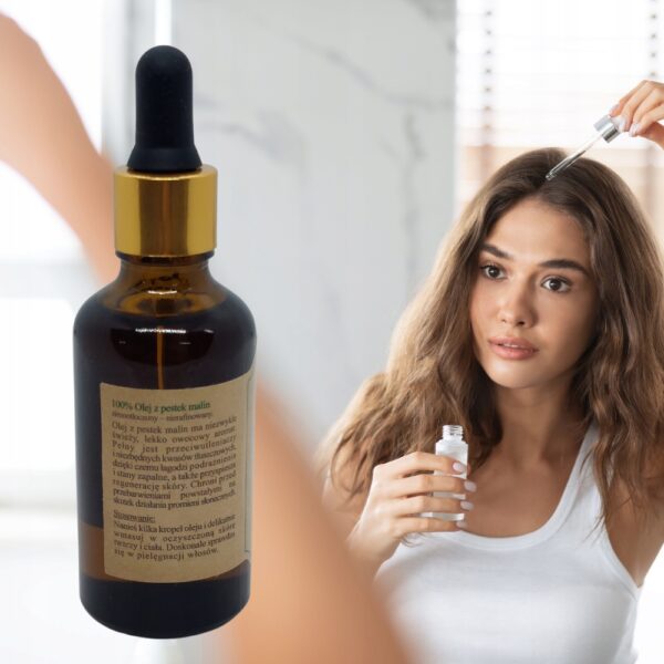 2x BioOlja 100% Naturalny olejek z pestek malin do opalania z filtrem SPV - obrazek 4