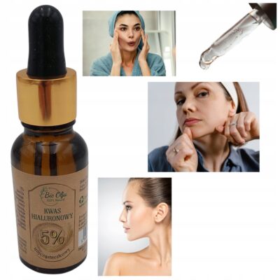 BIoolja Kwas HIALURONOWY 5 % Trójcząsteczkowy 30ml nawilżające serum