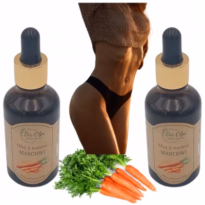 Olej z nasion marchwi BioOlja - zestaw 2x50 ml do twarzy, ciała i włosów