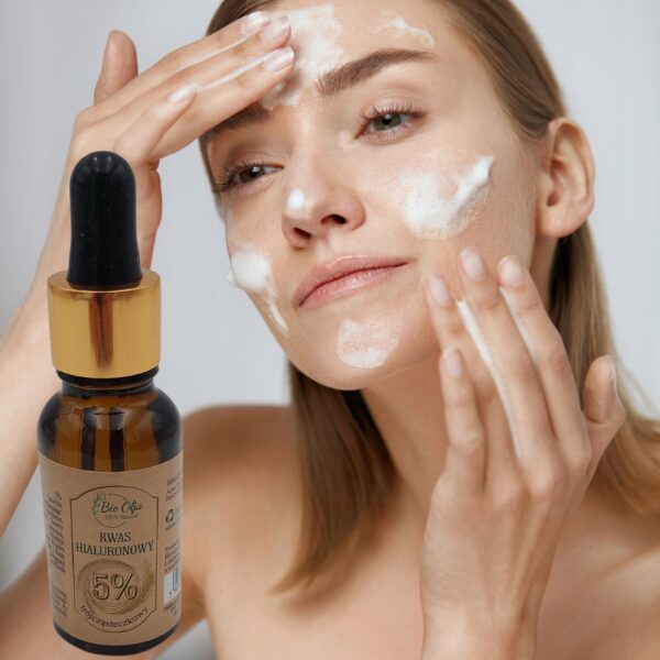 BIoolja Kwas HIALURONOWY 5 % Trójcząsteczkowy 30ml nawilżające serum - obrazek 2
