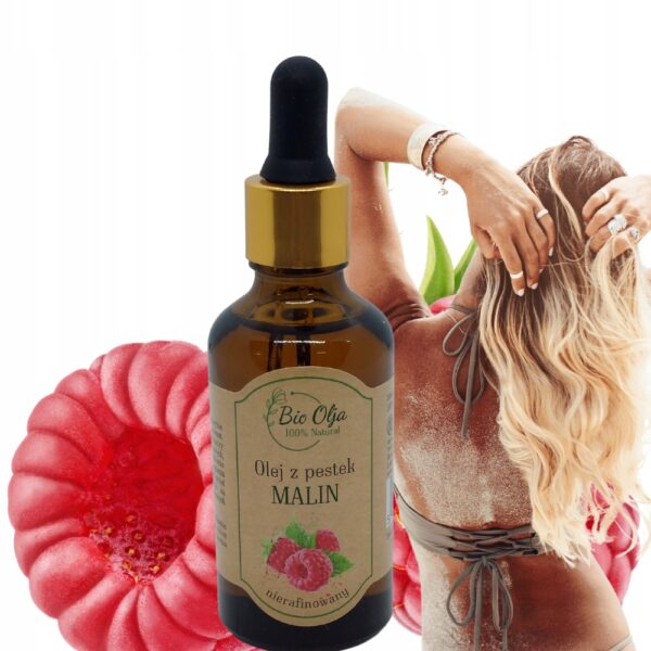 2x BioOlja 100% Naturalny olejek z pestek malin do opalania z filtrem SPV - obrazek 2