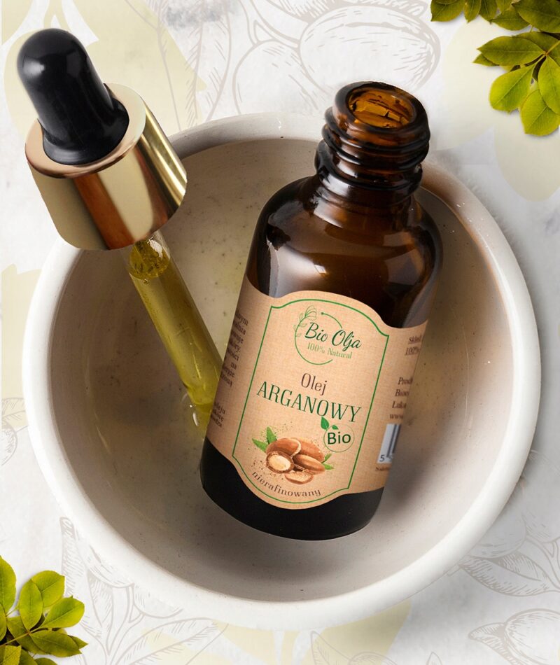 2x Bioolja Olejek arganowy na włosy rzęsy paznokcie BIO 50ml Nierafinowany - obrazek 7