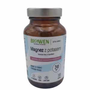 Biowen Magnez z Potasem 1000 mg 4 formy magnezu – 100 kapsułek