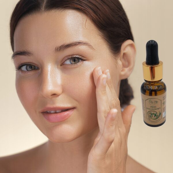 BioOlja Kwas HIALURONOWY 3% Serum 30ml TRÓJAKTYWNY Głębokie Nawilżanie skór - obrazek 3